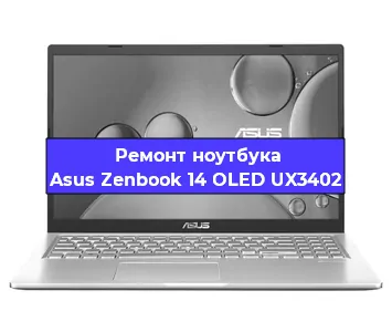 Чистка от пыли и замена термопасты на ноутбуке Asus Zenbook 14 OLED UX3402 в Екатеринбурге